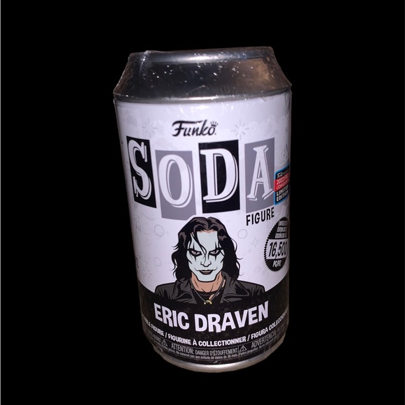 Eric Draven The Crow Soda Vinyl Funko NYCC 2022 Fall Convention Exclu Common Ver - Picture 3 of 3